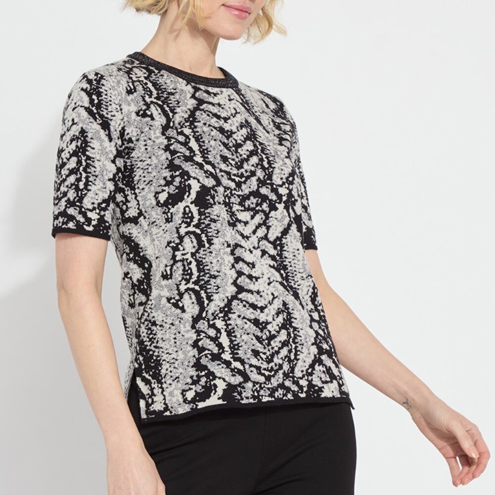 Preston Knit Short Sleeve Sweater - Lysse